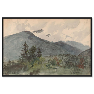 White Mountains Canvas Classic Landscape Art by Art Remedy
