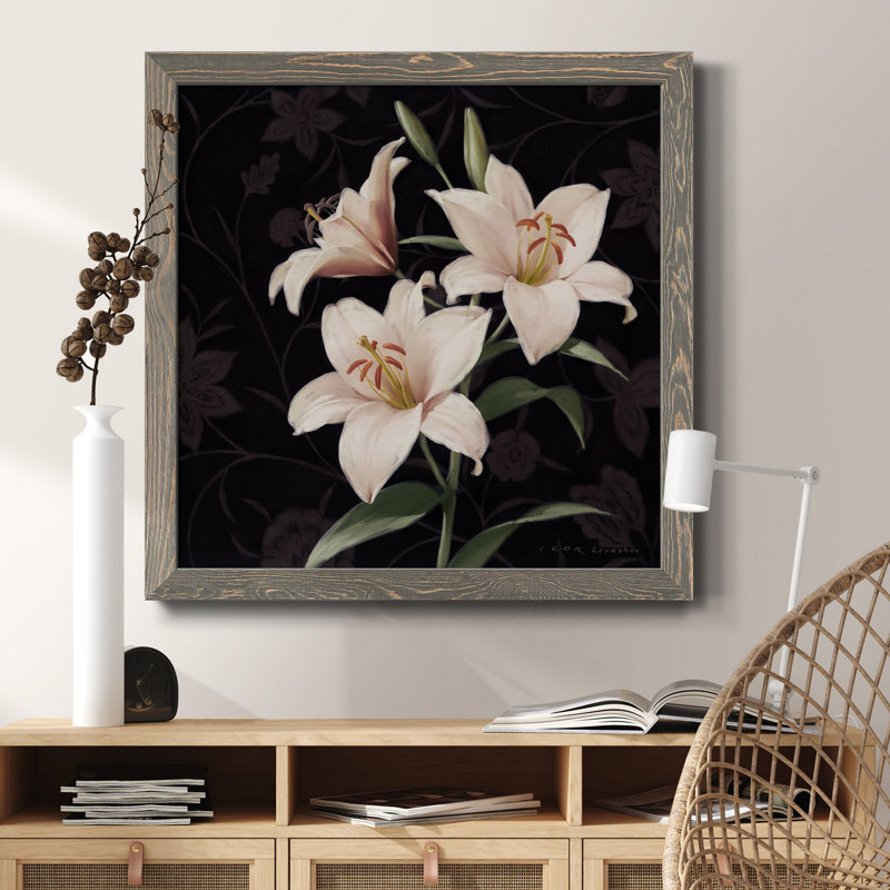 Garden Garden - Peinture sur toile encadrée, H 17 po x l 17 po x P 1,5 po, Cadre gris