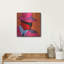  «An Honest Day's Work» par Bebe Keith, art mural en métal, 12 po x 12 po
