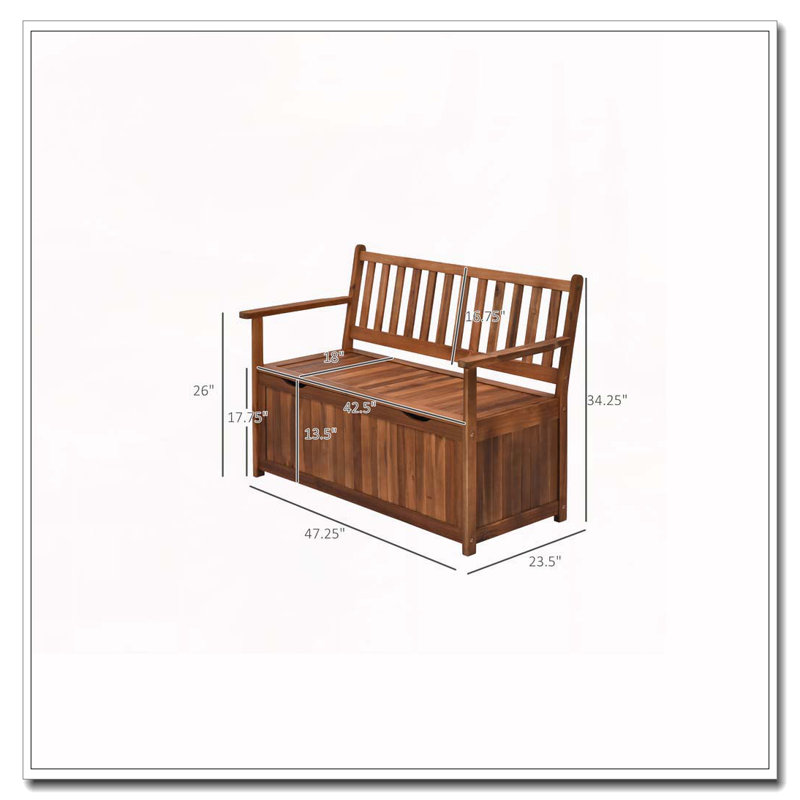 Banc de rangement
