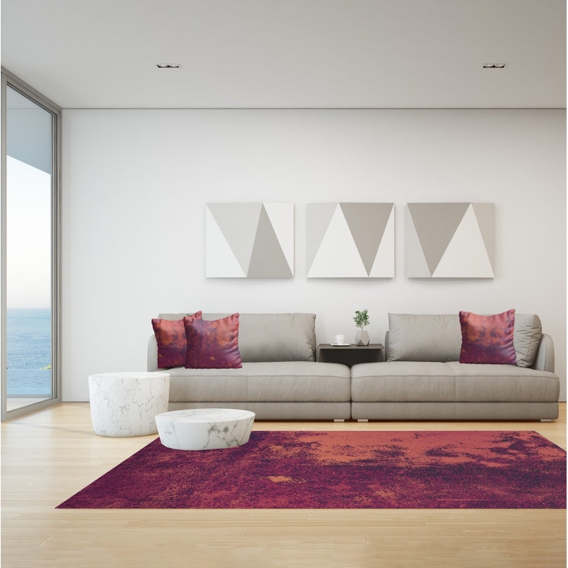 Bertine Abstract Indoor / Outdoor Area Rug, Rectangle 155 x 230cm