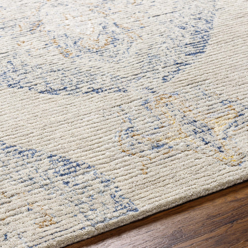 Wool Oriental Area Rug, Rectangle 2' x 3'