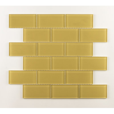Torch Song 2'' W x 4'' L Glass Tile Mosaic Sheet
