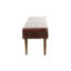 Banc en cuir véritable Casmir