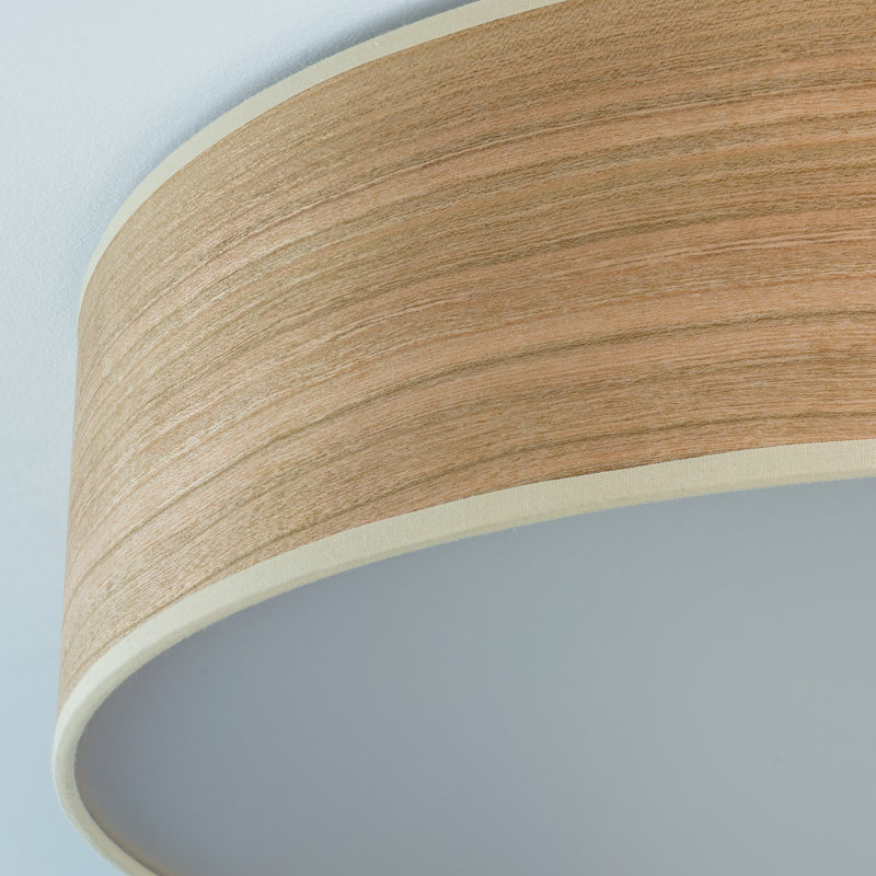 Tsuri Wood Flush Mount, Cherry