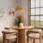1-Lights Hand-Woven Rattan Dome Natural Pendant Light
