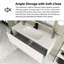 Ensemble de meuble-lavabo simple 48 po avec surface solide 48 po-261396134-261396132