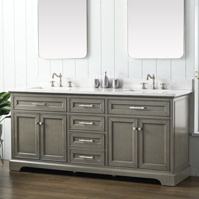 Thompson 72" W Double Bathroom Vanity