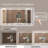 Currin 72 in. W x 36 in. H Rectangular Frameless LED Wall Bathroom Vanity Mirror-661490657
