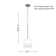 Parkmont Plug & Play 1-Light Pendant in Transitional and Modern Style-87.38 Inches Tall and 8 Inches Wide