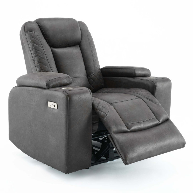 Syeira 645.16cm Wide Standard Recliner, Grey