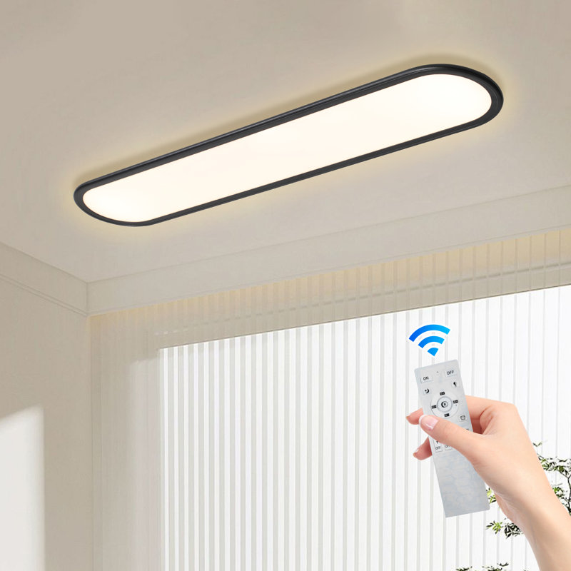 Gracious 140cm LED Integrated Flush Mount, Black