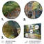 Ensemble de décorations murales vert et gris College Center Charm - College & University-2119333841-2119333840