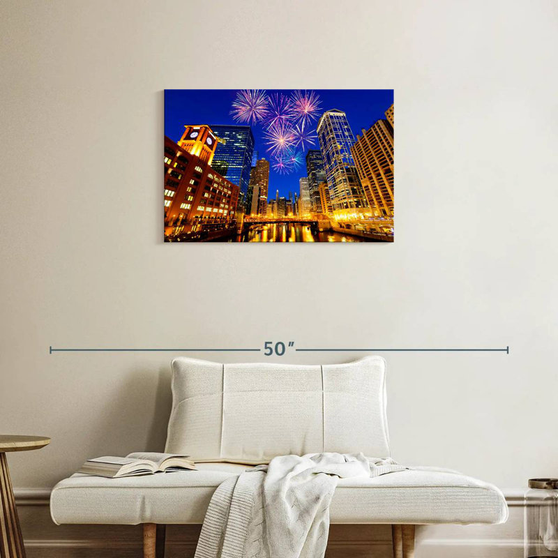 Kavia Chicago Sky Lights, H 20 po x l 30 po