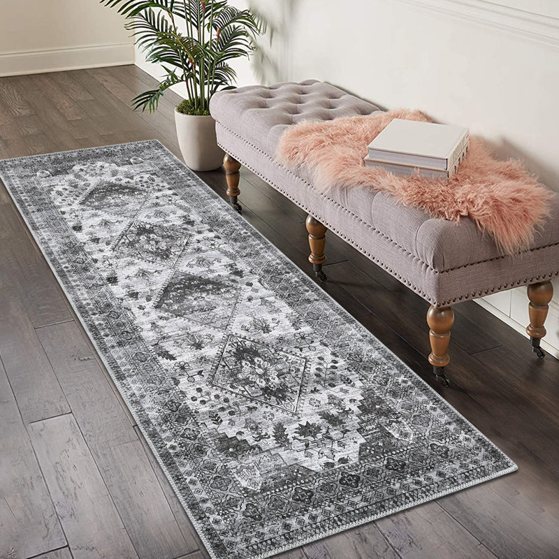 Tapis Ural avec envers antidérapant, Tapis de couloir 2 pi x 6 pi
