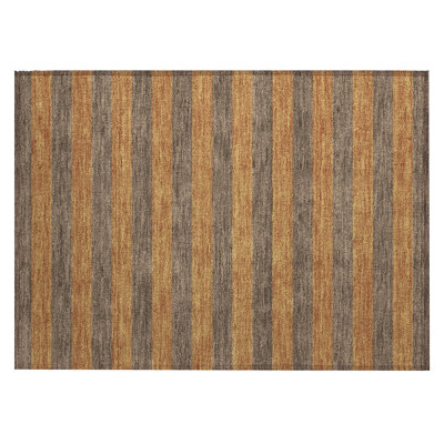 Dorothey Washable Striped Indoor / Outdoor Rug