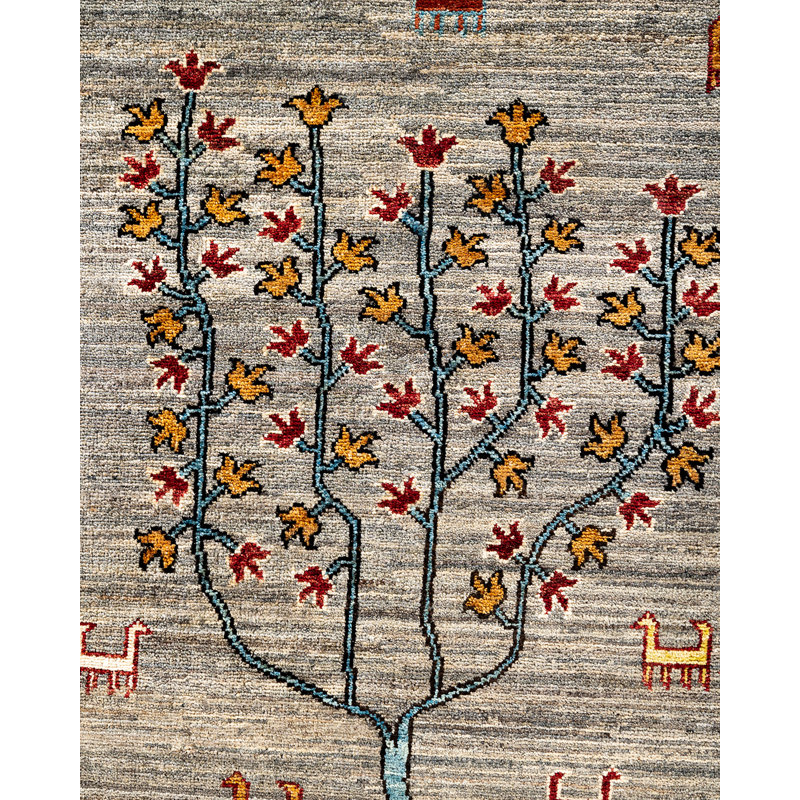 One-of-a-Kind Rectangle 9' X 11'9" Hand Knotted Area Rug