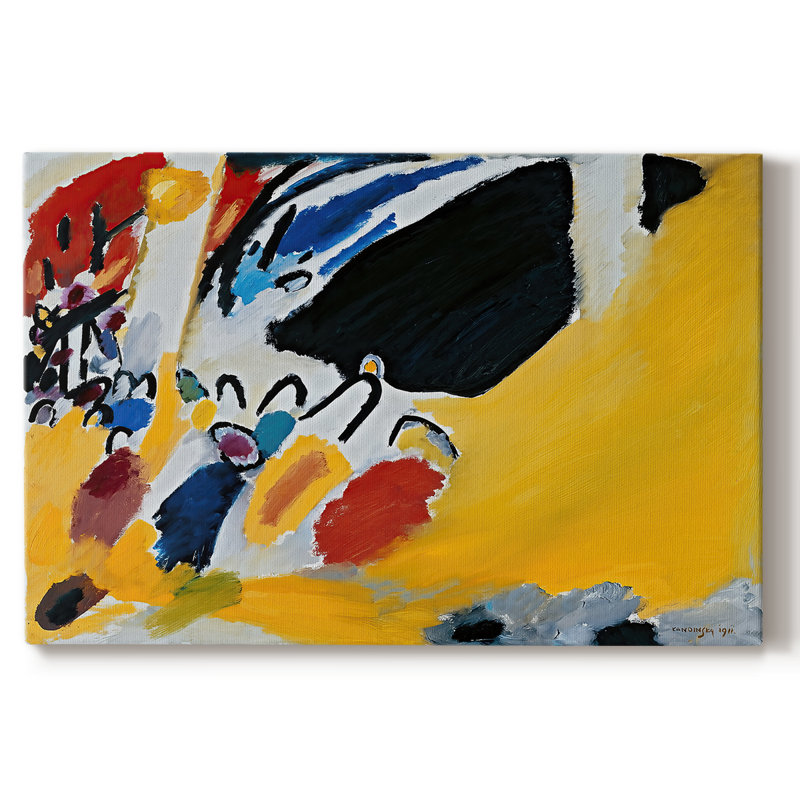 Impression III (concert) - Wassily Kandinsky - Toile tendue avec châssis - 1970, 24x36