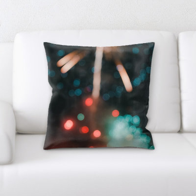 Microsuede Reversible Throw Pillow