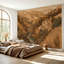 Papier peint adhésif auto-adhésif moderne pour la chambre à coucher L 69 po x l 96 po Peel and Stick