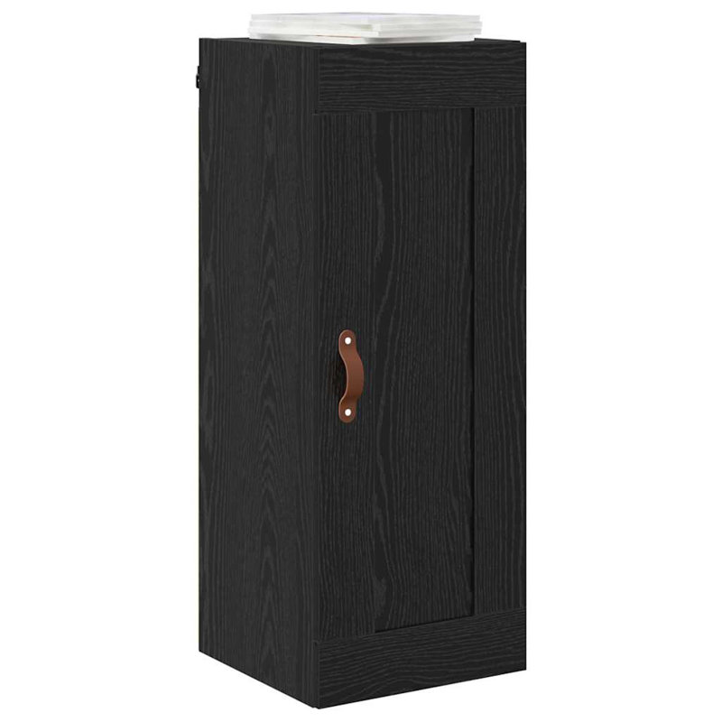 Highboard Accent Chest, Black Oak