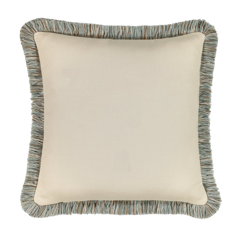 Dragonfly Outdoor Square Sunbrella® Pillow Cover & Insert, Spa