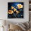 Starry Night Morning Glory Flower 4 - Morning Glory, art mural