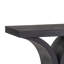 Solid Mango Wood Console Table, Black