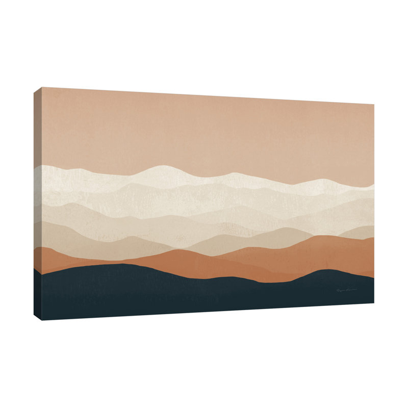 «Mojave Mountains Crop» par Ryan Fowler - impression sur toile tendue, H 48 po x l 32 po x P 1,5 po