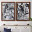 «Black & White Mix III», ensemble de 2 reproductions d'art encadrées-291835863-291835862