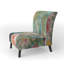 Fauteuil de chambre rembourré Flower Shower III