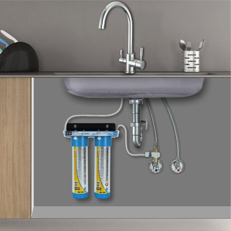 Vincennes Twin Lever 3-Way Tap (Triflow Tap), Chrome