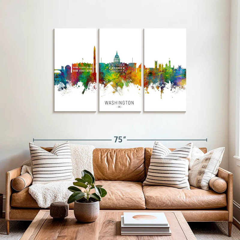 Washington DC Skyline I, 36" H x 57" W