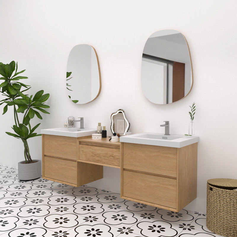 Ensemble de meuble-lavabo flottant 72 po Mellani