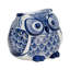Caleta Stoneware Ceramic Owl Figurine with Intricate Hand-Painted Detailing-86750046