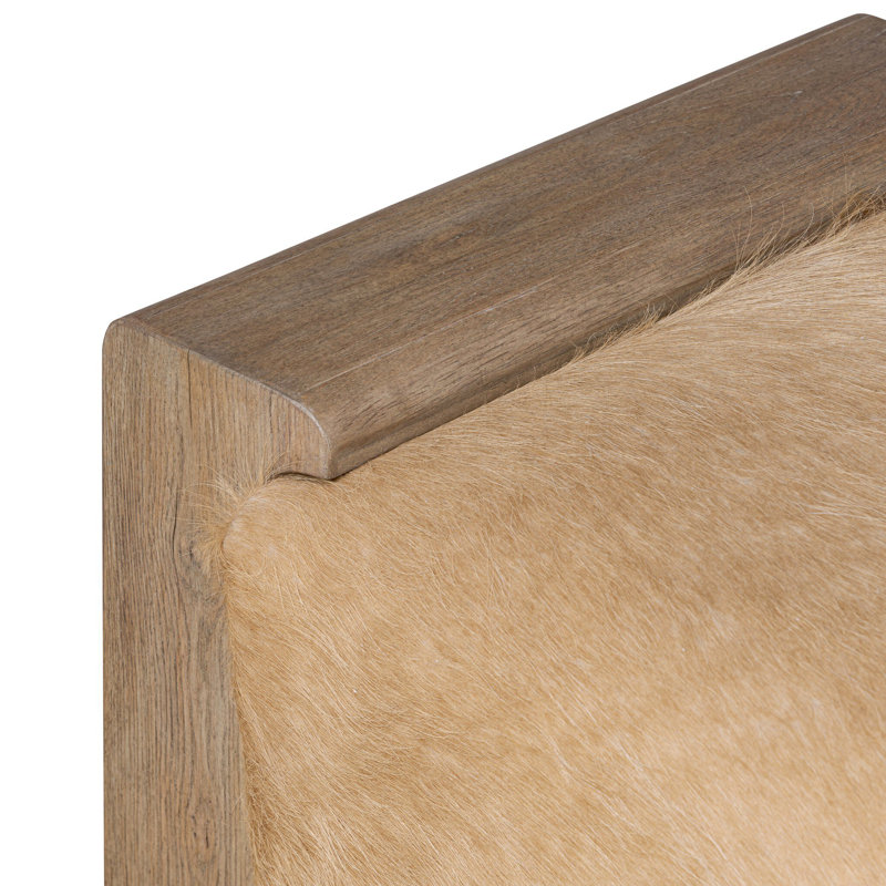 Knox Accent Bench-Light Hair on Hide