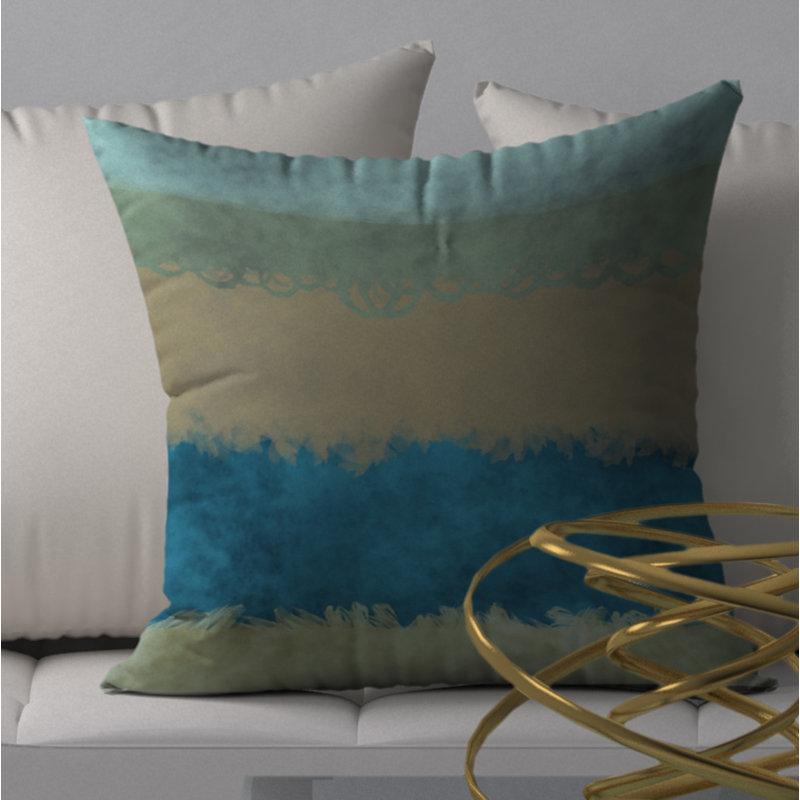 Brève housse de coussin décorative carrée passionnée et insert, 18 po x 18 po