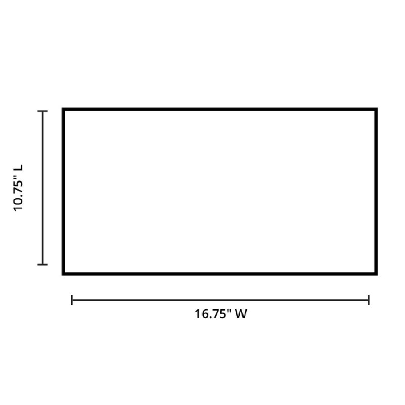 Damyria No Pattern Rectangle Placemat