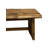 Villicana Teak Wood Handmade Live Edge Top Brown Coffee Table