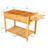 8 Pockets Horticulture Raised Garden Bed Elevated Wood Planter Box Stand with Foldable Side Table and Storage Shelf for Herb/Vegetables/Flowers-1938505423