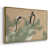 Toile avec cadre flottant or