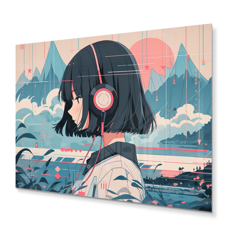 Art féminin féminin, art mural en métal IV, H 12 po x l 20 po