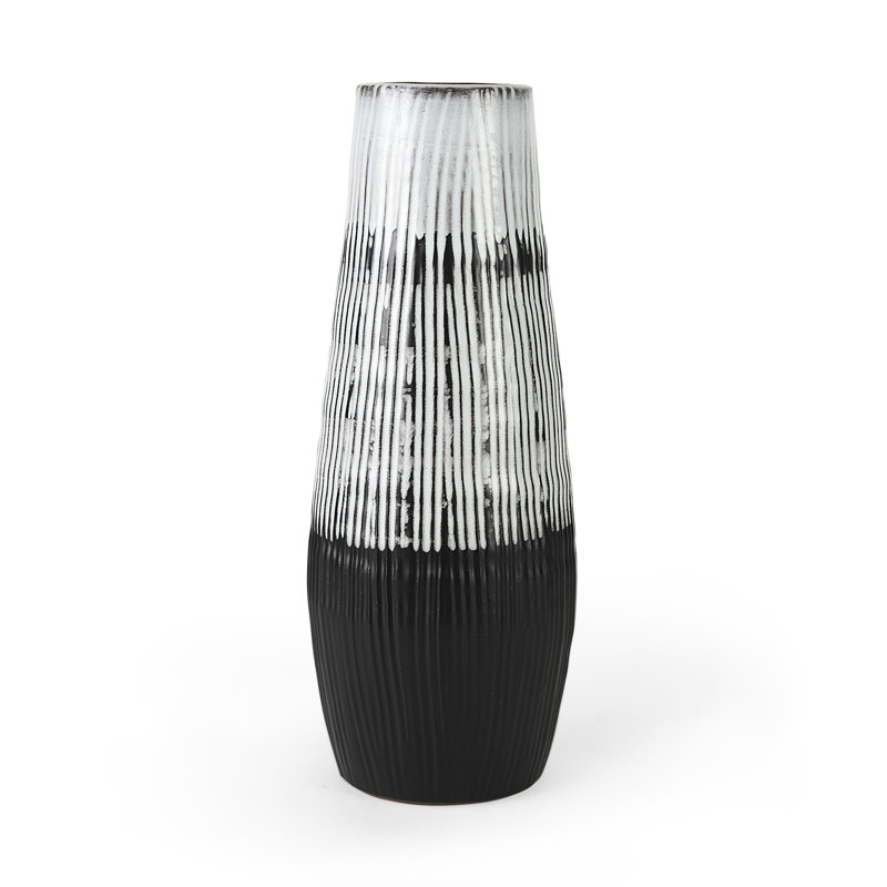 Wiese Ceramic / Porcelain Table Vase, 10" H x 4" W x 4" D