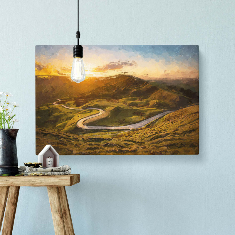 Mam Tor In The Peak District - Wrapped Canvas Print, 50.8 cm H x 76.2 cm W