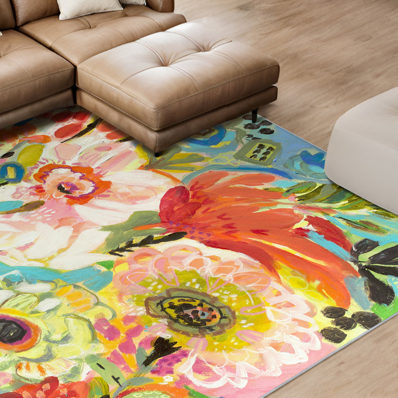 Divyan Floral Indoor Rug