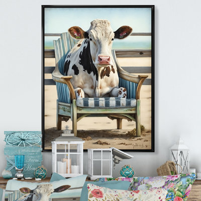 " Cow On A Chair III "