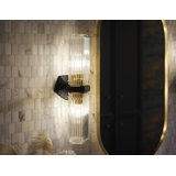 Occasion 2 - Light Plug-in Brushed Brass Armed Sconce