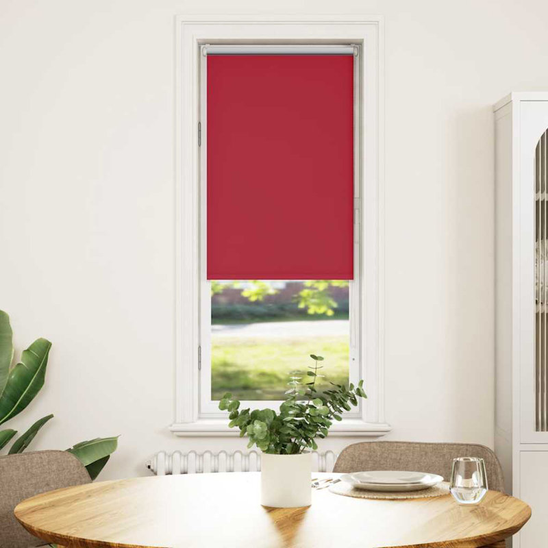 Roller Blind, Red, 60cmW x 150cmL
