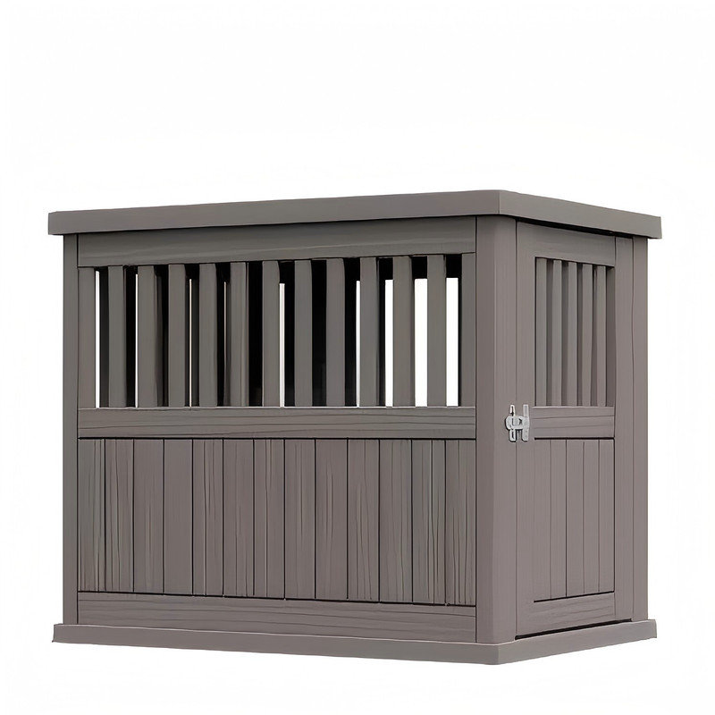 Dog House for Small to Medium Pets, Grey
