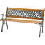 Windsor Metal and Wood Bench